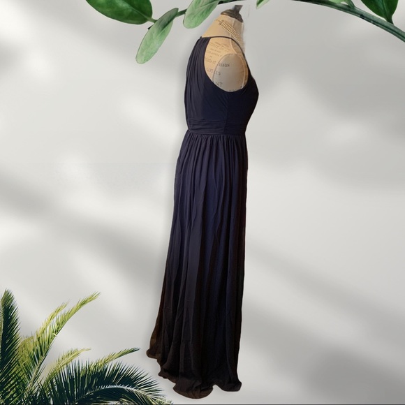 #LEVKOFF Navy Blue Bridesmaid/Prom Gown NWT - S - Picture 7 of 11